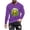 02 Purple, variant on St Patricks Day Shirts for Men, Long Sleeve T Shirt Graphic Men, Crewneck Shirt Fashionable Men's St Patrick's Day Printing Tshirts Long Sleeved Round Neck Casual Tops Shirt
