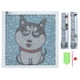 thumbnail image 2 of Kits De Arte De Diamantes, Juego De Pintura De Diamantes Husky De Dibujos Animados De Interacción Entre Padres E Hijos DIY Respetuoso Con El Medio Ambiente Para La Sala De Estar ANGGREK Otros, 2 of 8