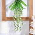 thumbnail image 2 of COSMOBETTY 1Jgo Guirnalda De Artificial Con Helecho Verde Y Flores Para Decorar Patio Y, 2 of 5
