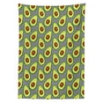 thumbnail image 3 of Ambesonne Avocado Tablecloth Rectangular Table Cover, Delicious Vegan Food, 52"x70", Black Brown Green, 3 of 4