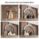 thumbnail image 5 of Gancho para colgar sobre la puerta | Gancho de almacenamiento trasero para puerta sin perforaciones ni taladros | Perchero de acero al carbono para sombreros, bufandas y toallas, 5 of 6