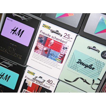 Peel-n-Stick Poster of Gift Voucher Map Gift Cards