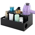thumbnail image 1 of Organizador de herramientas para el cabello PITBVO, acrílico negro, con 3 tazas, 1 of 8