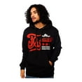 thumbnail image 2 of Fly Society Mens The Stars Stripes Hoodie Sweatshirt, Black, Large, 2 of 2