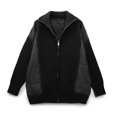 thumbnail image 2 of Viikei Winter Coats for Women Women's Winter Cotton-Padded Jacket with High Neck Loose Patchwork Cotton-Padded Jacket, 2 of 3