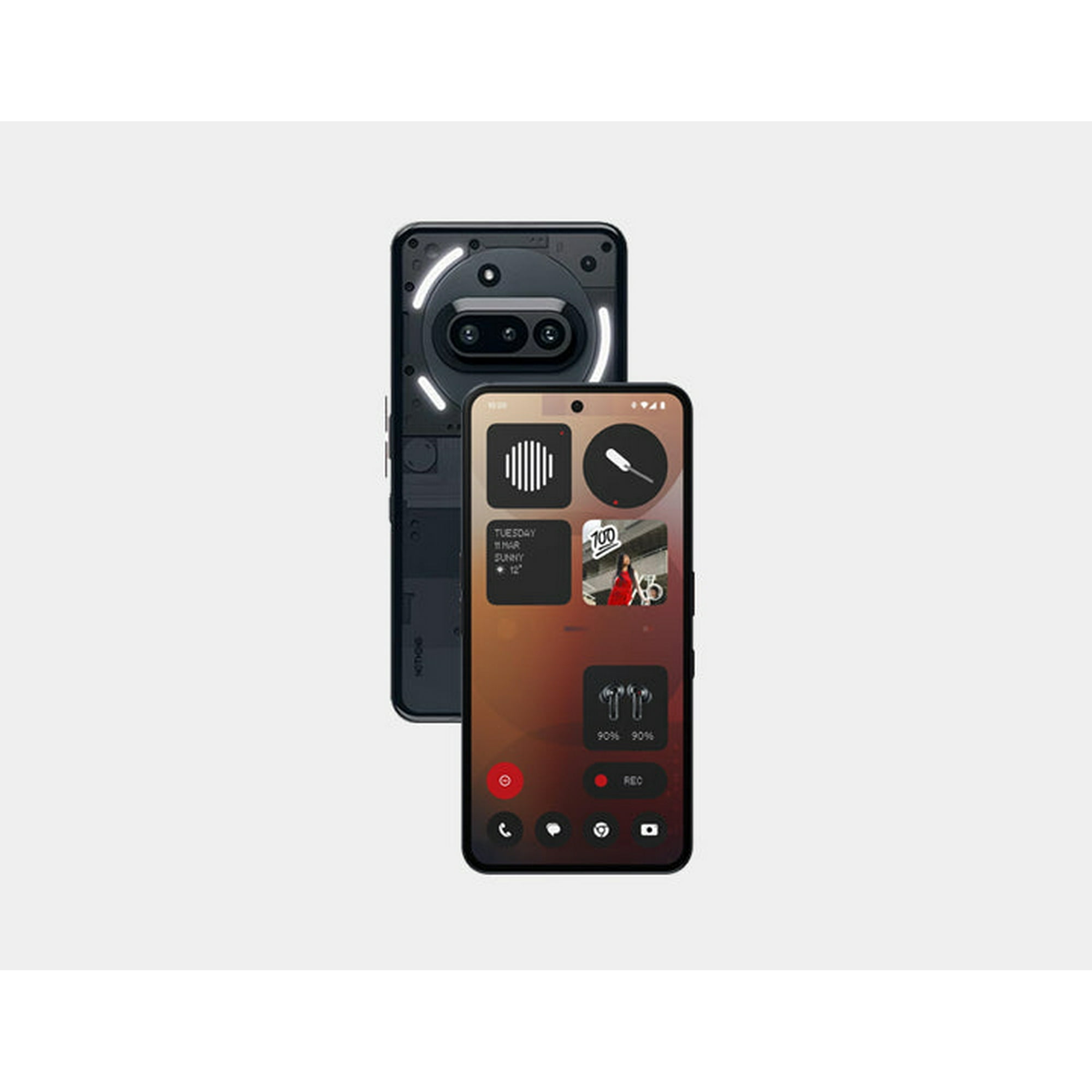 NOTHING　Phone(3a)　8-128GB Nothing Phone (3a) 256GB - Black - Unlocked - Only at Best