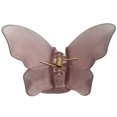 thumbnail image 1 of Brosse de Cheveux Papillon Réaliste Forte Prise Griffe de Cheveux de Couleur Unie Griffe de Cheveux, 1 of 10