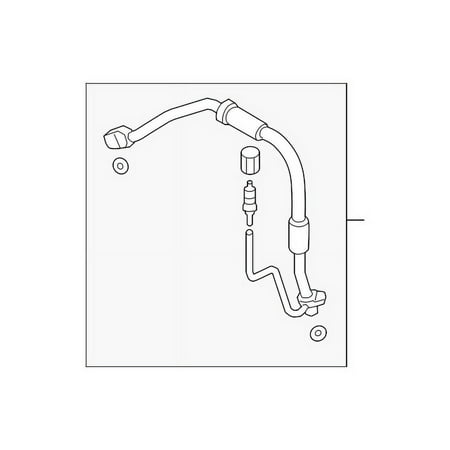 Genuine OE Audi AC Line - 80B-816-740