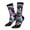 3 Black, variant on Purple Moon Cat Print Adult Socks for Men & Women,Calf Socks, Ankle Socks,Boots Socks,Breathable Casual Sock,Unisex Crew Socks
