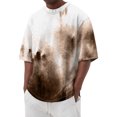 thumbnail image 1 of Summer Men's Popular T-shirt Printed Round Neck Short Sleeve T-shirt, 1 of 5