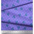 thumbnail image 2 of Soimoi Poly Georgette Fabric Artistic Floral Print Fabric by the Yard 52 Inch Wide, 2 of 5