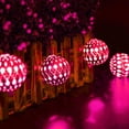 thumbnail image 2 of LINLIN Solar Moroccan String Light,Waterproof LED 8 Mode Metal Goble Lantern Solar Dazzling Moroccan Fairy String Light for Outdoor Garden Yard Party Christmas Ambiance Decorations, 2 of 8