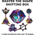 thumbnail image 2 of SHASHIBO Shape Shifting Box - STEM Magnetic Fidget Cube That Transforms Into Over 70 Shapes, Disco Plaid by Jumbie, 1 Pack, 2 of 2