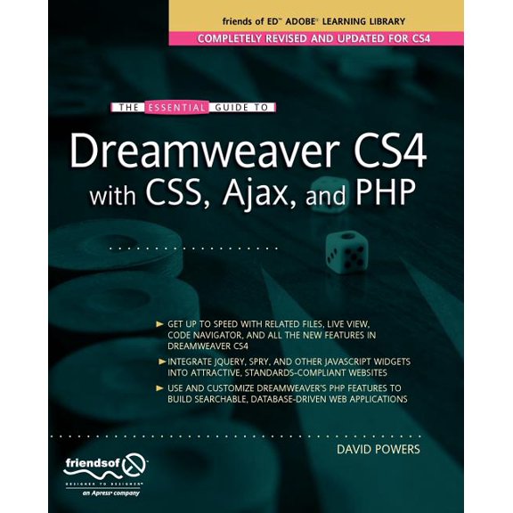 The Essential Guide to Dreamweaver Cs4 with Css, Ajax, and PHP, (Paperback)
