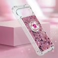 thumbnail image 6 of Case for Google Pixel 9 Pro XL Case Liquid Glitter with Ring Holder Stand, Clear TPU Cute Love Moving Quicksand Sparkle Shockproof Phone Case for Google Pixel 9 Pro XL Rose Gold YBZ, 6 of 14