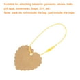 thumbnail image 5 of Uxcell Cotton Hang Tag String Snap Lock Price Tag Fastener Ties 100 Pcs Yellow 7.8 in, 5 of 7