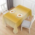 thumbnail image 6 of Yellow Ombre Table Cloth Waterproof Tablecloths, Farmhouse Yellow Gradient Modern Art Tablecloth Dining Table Cover for Kitchen Party Tabletop Outdoor, Rectangle Tablecloth 60x120 Inch, 6 of 9