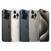 Straight Talk Apple iPhone 15 Pro, 1TB, Blue - Prepaid Smartphone