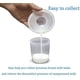 thumbnail image 5 of Corrector de pezón invertido plano de silicona con estuche transparente Colección de leche materna 1 par, 5 of 5