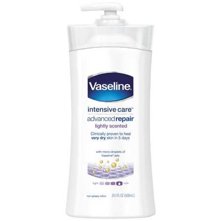 Vaseline Body Lotion avancée Réparation Parfumé légèrement 20.3 oz