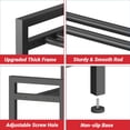 thumbnail image 6 of Dumbbell Rack,Blacksmith 3 Tier Adjustable Heavy-Duty Weight Rack for Dumbbell,Kettlebells, Multiple Balls,330 lb Total Capacity,Black, 6 of 7