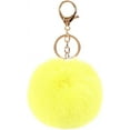 thumbnail image 1 of YISITIAN 8cm Pom Pom Keychains Faux Rabbit Fur Ball Keychain Car Keyring Fluffy Pompom Key Chains Key Holder Handbag Charms CJ919-91405, 1 of 9