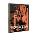 thumbnail image 3 of Stupell Industries Roswell New Mexico Desert UFOs Travel & Places Painting Gray Floater Framed Art Print Wall Art, 3 of 6