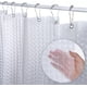 thumbnail image 1 of Cortina de ducha de EVA impermeable, de plástico para duchas y bañeras, resistente, con imanes con peso y ojales inoxidables, diseño de ojos de gato 3D, 182 x 182 cm., 1 of 4