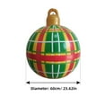 thumbnail image 2 of Globo de Navidad Globo inflable de Navidad, bola de Navidad de PVC, adorno impermeable de gran tamaño para decoración de patio, fiesta de boda al aire libre, Navidad, Año Nuevo Abanopi Globo de Navidad, 2 of 7