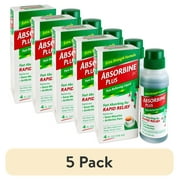 (5 pack) Absorbine Jr. Plus Spray Fast Absorbing Arthritis & Sore Body Muscles Pain Reliever, 4 oz