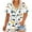 #67-White, variant on Staron Plus Size Womens Tops Short Sleeve V Neck Tops Oversized Floral Print Loose Summer T-shirt Fashion Casual Blouses White 5XL