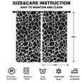 thumbnail image 2 of Blackout Kids Curtains,Leopard Print Childrens Insulated Curtains Set Of 2,Bedroom Essentials,Toddler Room Decor 42"x84"(106x213cm), 2 of 3