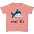 thumbnail image 3 of Inktastic Shark Life Fun Shark with Sunglasses Boys or Girls Toddler T-Shirt, 3 of 5