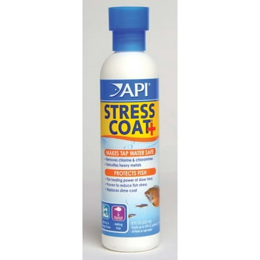 API Stress Coat, Aquarium Water Conditioner, 8-Ounce