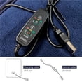 thumbnail image 1 of Electric Heated Blanket USB Car Heating Shawl Blanket Foldable Car Heating Shawl Blanket Electric Knee Blanket for Road Trip Camping, 1 of 9