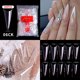 thumbnail image 1 of Uñas postizas, uñas postizas, regalos para mujeres, uñas francesas puntiagudas, uñas sin costuras, uñas transparentes, uñas postizas, uñas postizas, 1 of 3