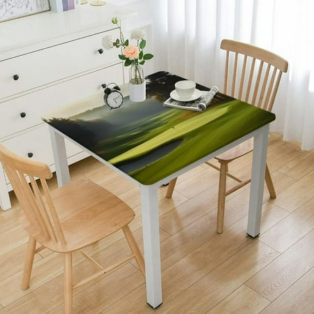Square Tablecloth for Cover Golf Water Resistant Table Cloth for Kitchen Farmhouse Decorative Tables Cloth Cover