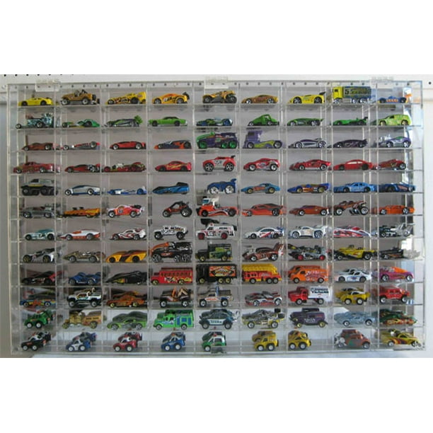 Hot Wheels Display Case 108 compartment 1/64 scale, AHW64108 Walmart