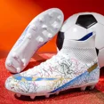 thumbnail image 2 of Zapatos de fútbol para hombre, calzado deportivo de entrenamiento al aire libre, tacos de hierba profesionales, tobilleros ultraligeros, antideslizantes, partido Unisex, 2 of 5