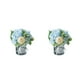 thumbnail image 1 of Yuarrent 2 pack/lote flores artificiales en jarrón aspecto realista elegante durabilidad fácil Type8 NO8, 1 of 6