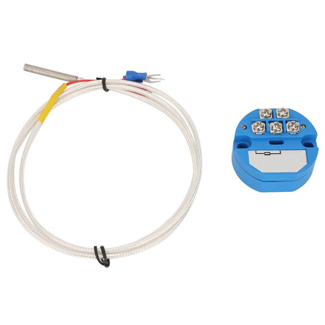 Riwesomey Módulo transmisor de temperatura PT100 Rango de medición de 0 a 100 grados Celsius Sensor de temperatura de 24 V Rango de detección de -50 a Artesanía Riwesomey TO004790-00
