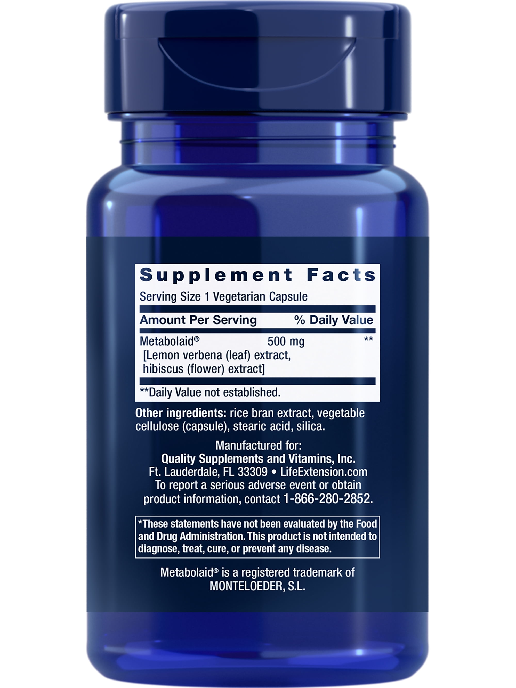 Life Extension Body Trim and Appetite Control, lemon verbena, hibiscus, healthy weight, promotes satiety, weight management, gluten free, non-GMO, 1-daily, vegetarian, 30 capsules