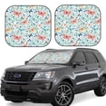 thumbnail image 2 of Picia Butterflies 2 Piece Car Windshield Sun Shade Foldable | Foldable Sun Shield for Front Window Blocks UV Rays and Keeps Your Vehicle Cool-Small, 2 of 7