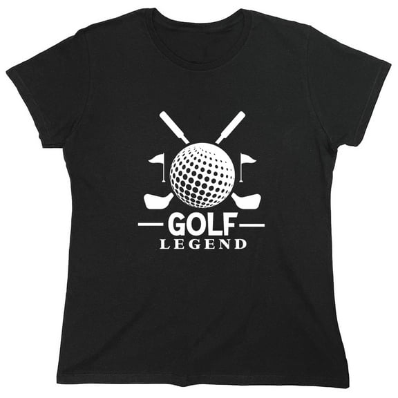 Golf Legend Sarcastic Humor Novelty Funny Women's Casual Tees