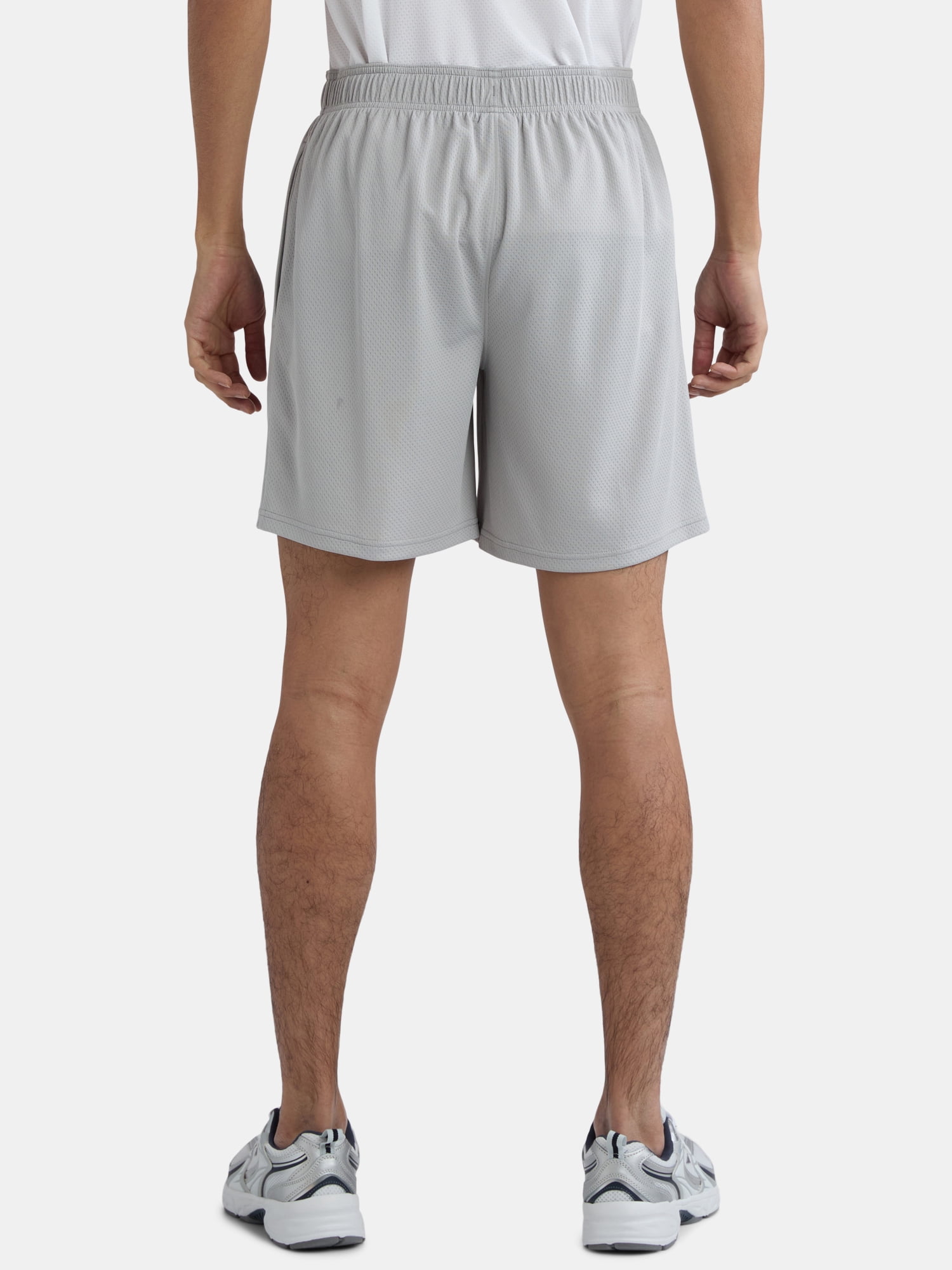 Athletic Works Men's and Big Men's Mesh Shorts, 7" Inseam, Sizes S-5XL