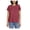 Blue, variant on Women's Short Sleeve Embroidered Top (Large, Blue)