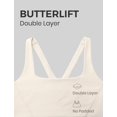 thumbnail image 3 of Sujetador deportivo CRZ YOGA Butterlift con doble forro y espalda en V, color canela, 3 of 5