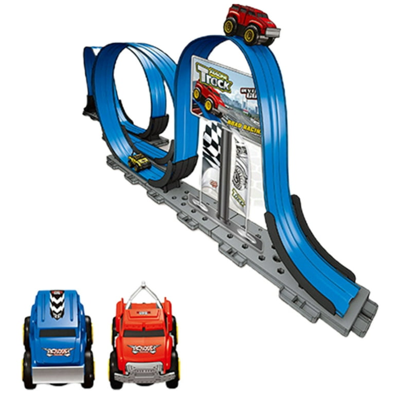 Journey Mini Magnetic Railcar Set Small Cute Anti Gravity Stunt Speed Double Car Wheels Model for Children Kids 2