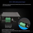 thumbnail image 3 of 5X 5 Ports 100M Industrial Network Switch RJ45 Hub Internet Splitter RJ45 Switch Plug and Play, 3 of 8