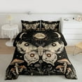 thumbnail image 2 of Manfei Gothic Moth Bedding Comforter Set,Rustic Mushroom Twin Comforter Sets,Country Flower Floral Bedding Set For Boys Teens,Super Cozy Room Decor Reversible,2 Pieces, 2 of 8